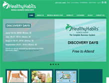 Tablet Screenshot of healthyhabitsmc.com